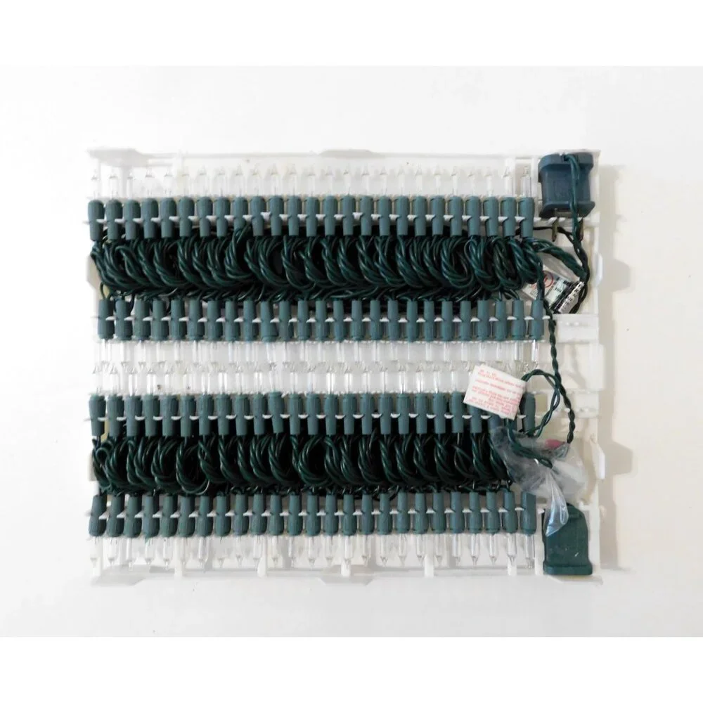 2 Holiday Time 100 Super Bright End-To-End Light Set 46 Feet Long Indoor/Outdoor
